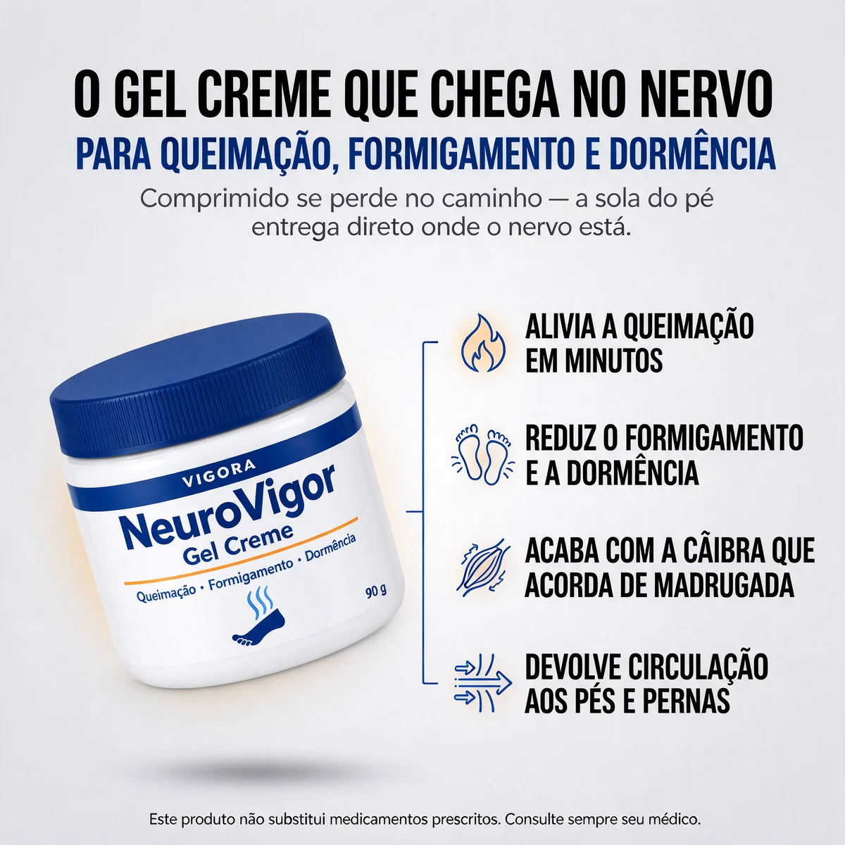 O creme que chega no nervo — para queimação, formigamento e dormência