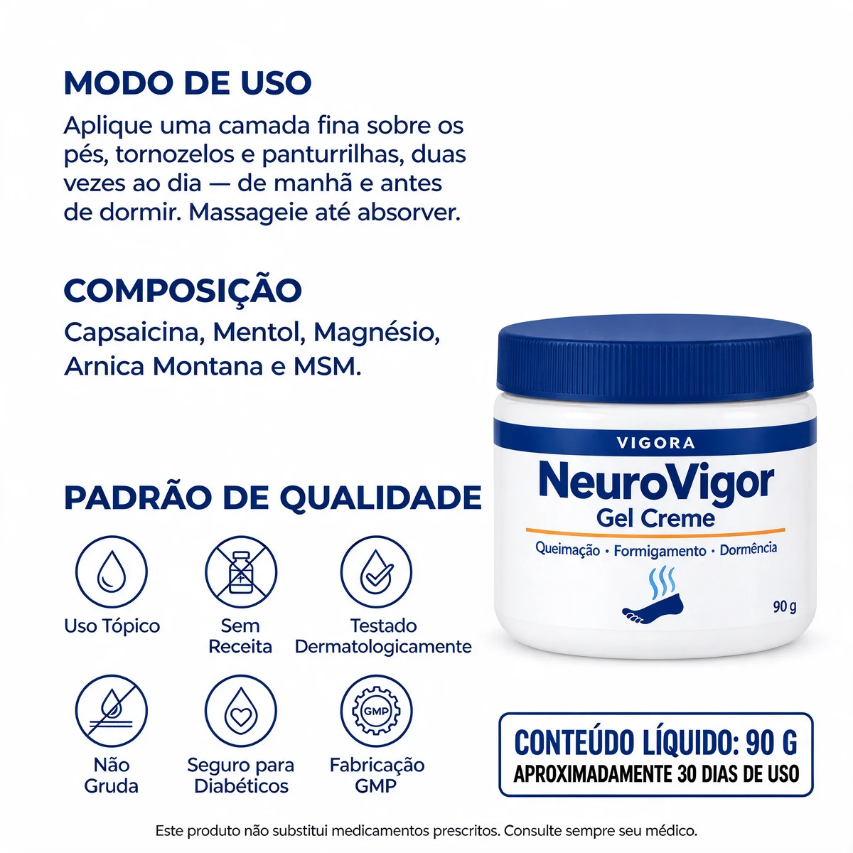 Modo de uso, composição completa e padrão de qualidade